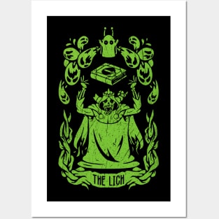 Adventure time The lich King, tarot card design of The Lich King from adventure time Posters and Art